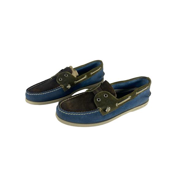 Sperry Top Sider non marking Blue boat shoes size 11.5 - Picture 2 of 10